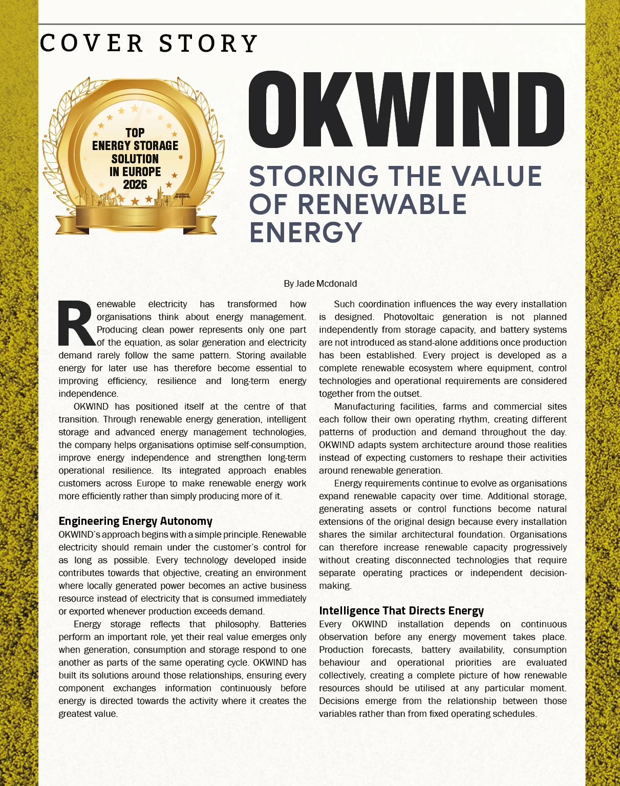  Energy Storage  | Energy Business Review